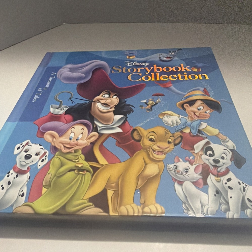 Disney Storybook Collection A Treasury of Tales Hardcover Silver Edges